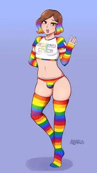 ai character: gay fem  background