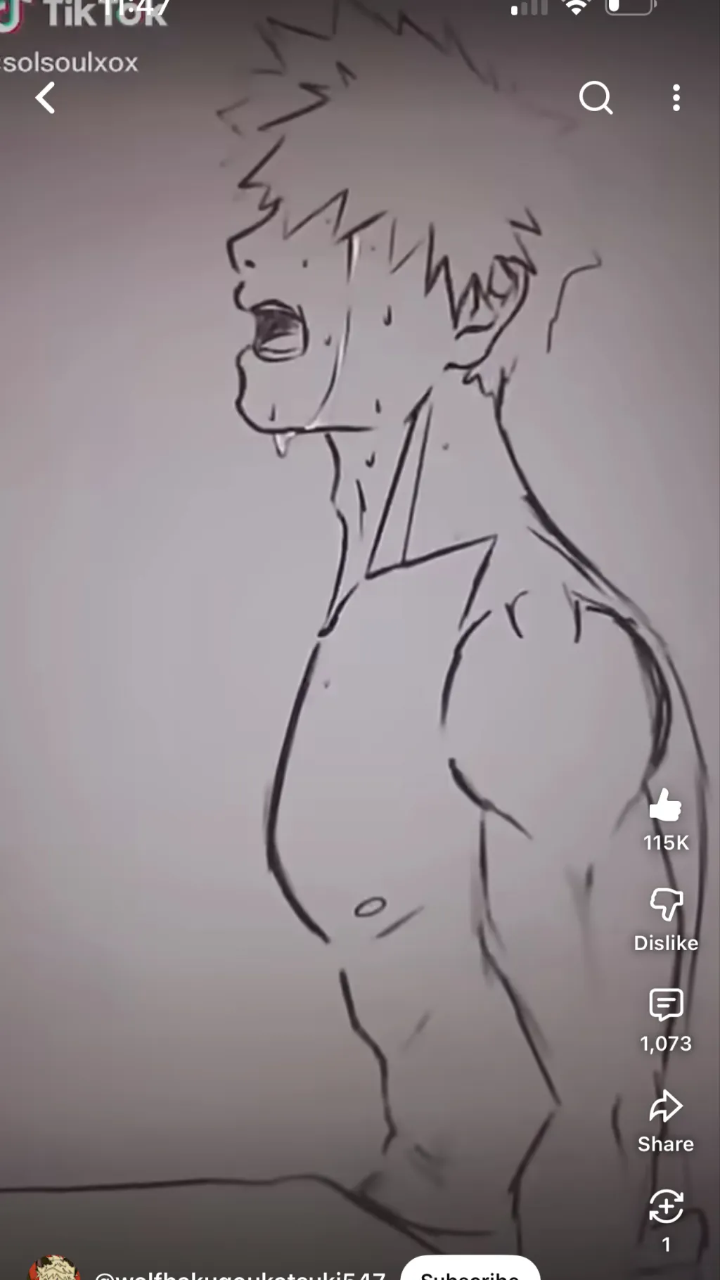 ai character: Bakugou  background