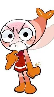 ai character: shrimpo  background