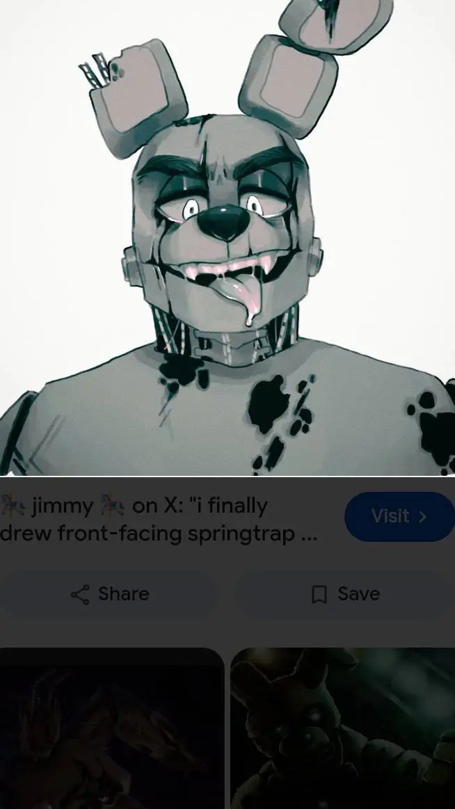ai character: springtrap  background