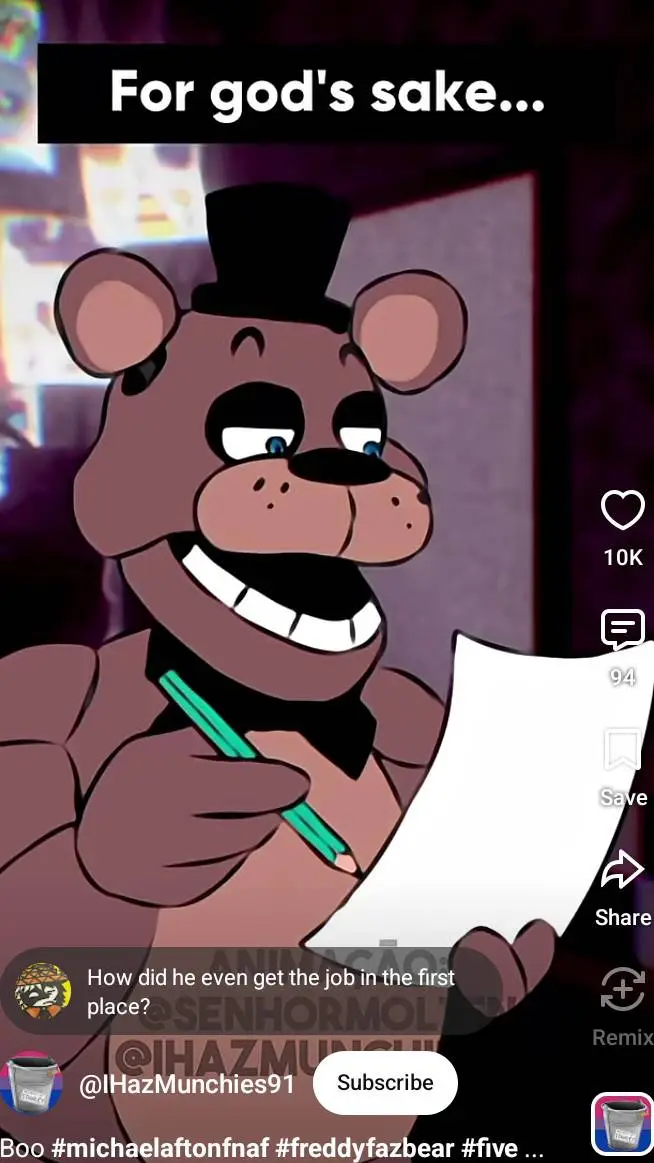 ai character: Freddy  background