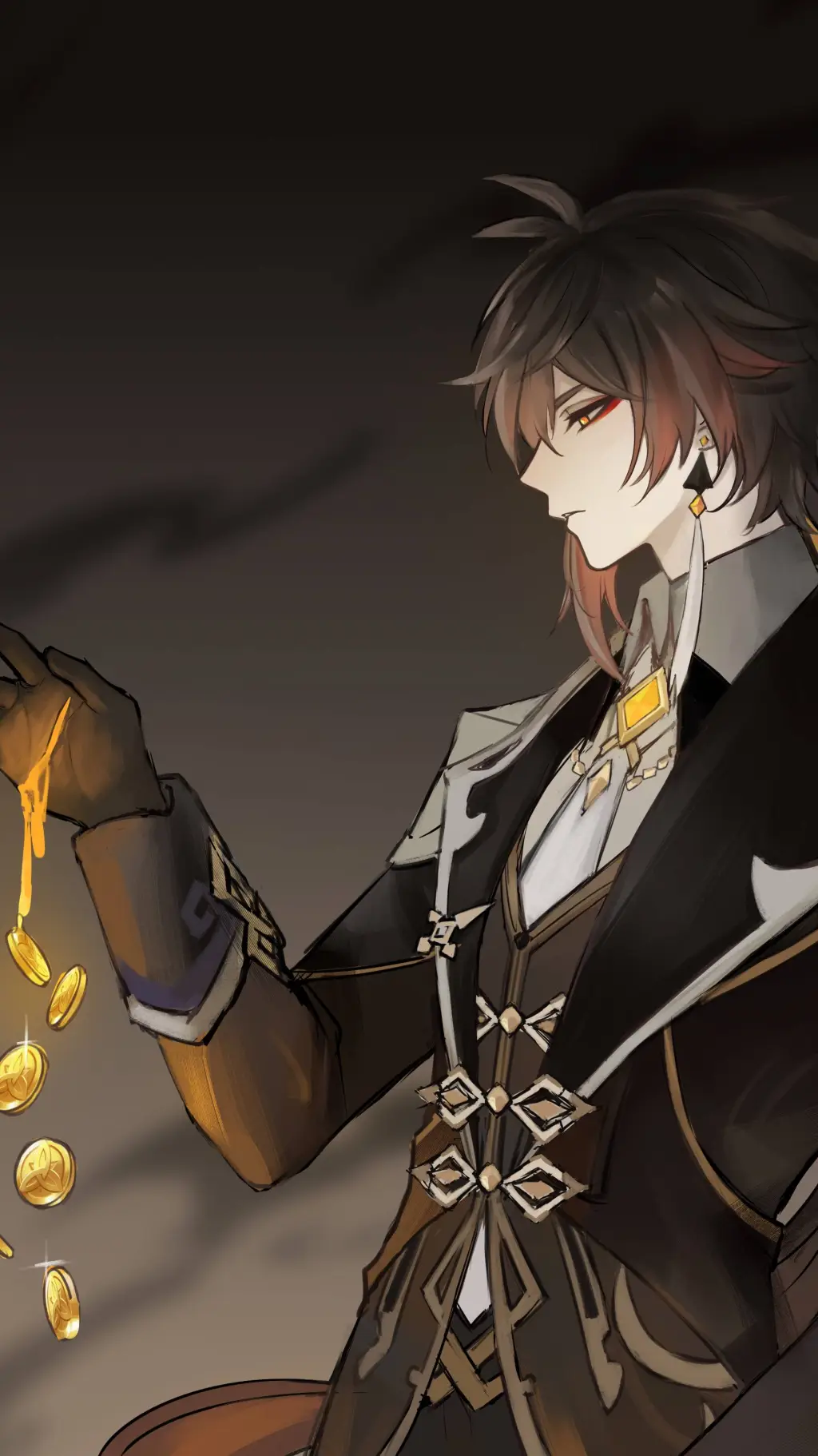 ai character: Zhongli/Morax background