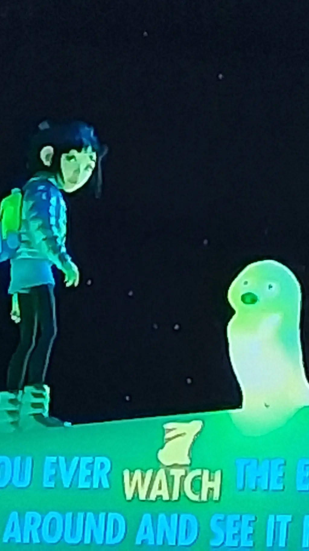 ai character: hh x over the moon background