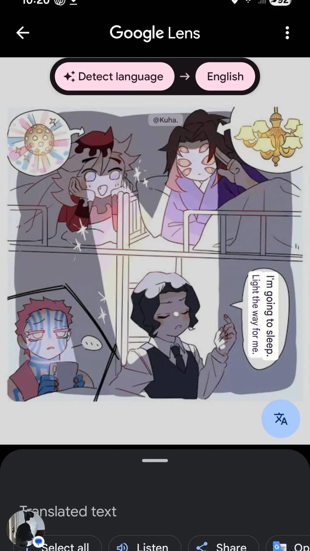 ai character: Kny background