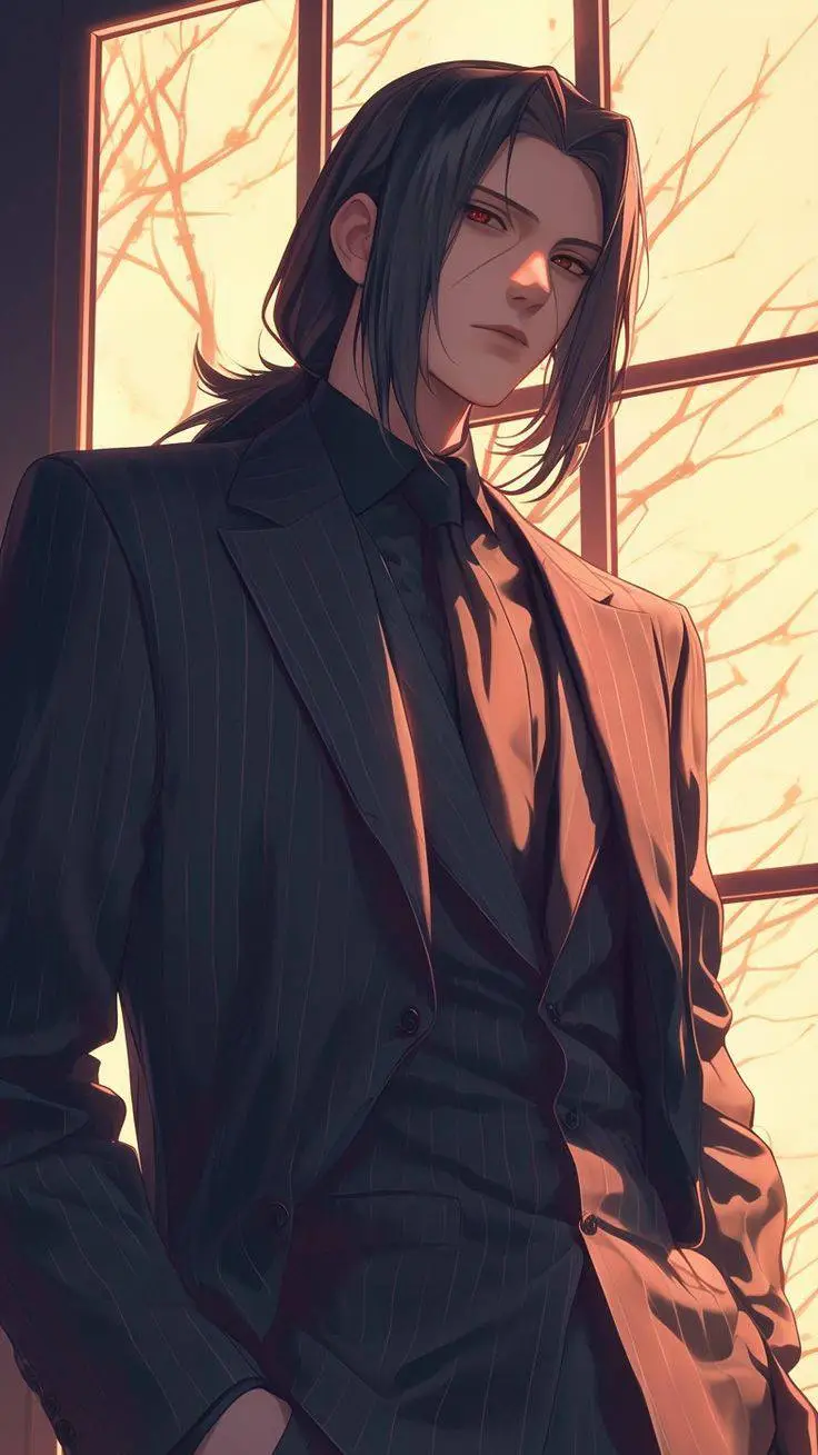 ai character: Itachi Uchiha 🍡 background