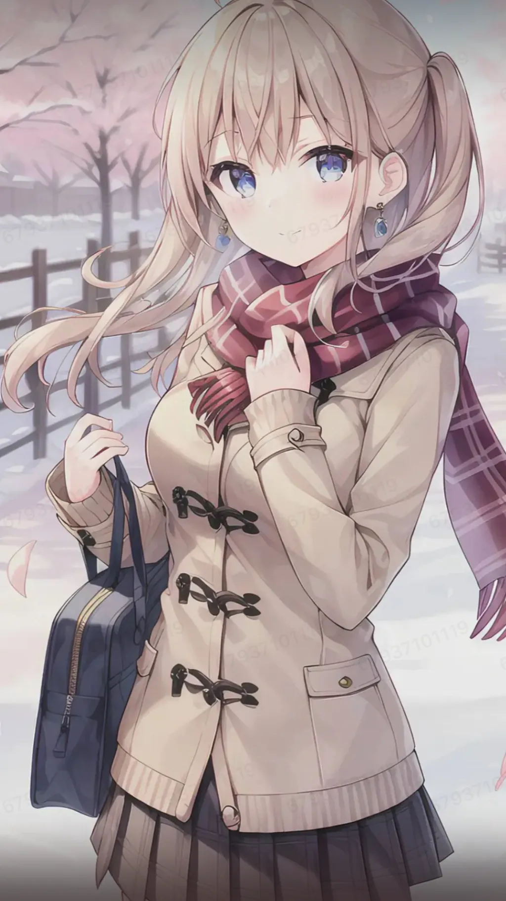 ai character: Alexi cute girl, background