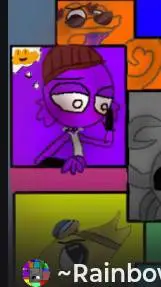 ai character: purple  background