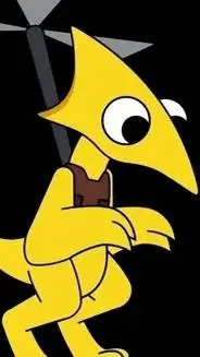 ai character: yellow background