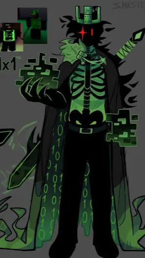 ai character: ⚔️1x1x1x1⚔️ background