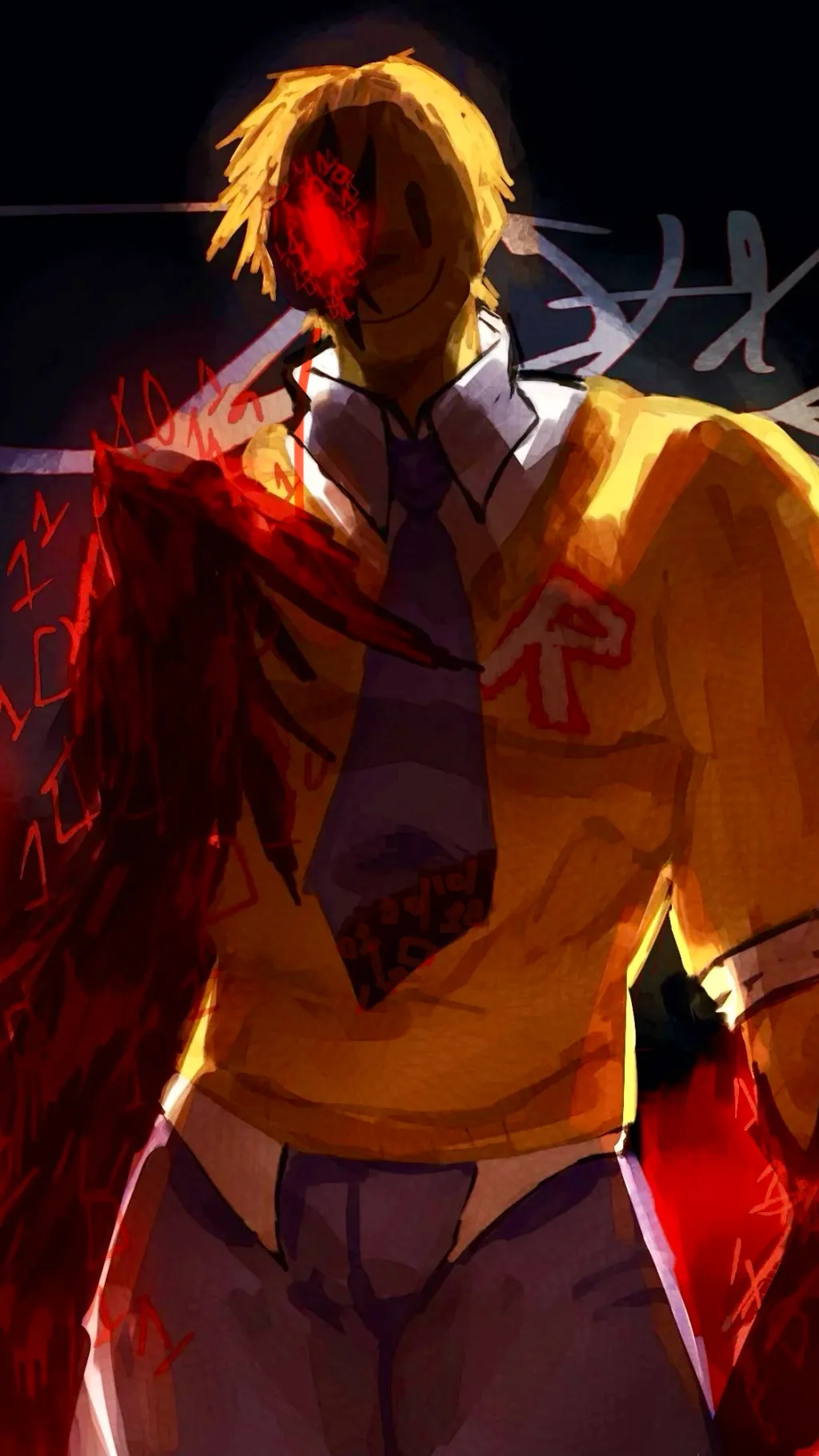 ai character: ⚠️-John Doe-⚠️ background