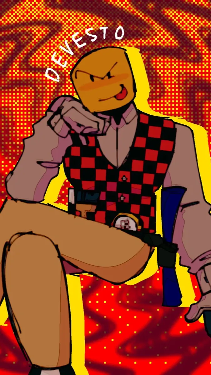 ai character: 🕋-| Devesto |-🕋 background