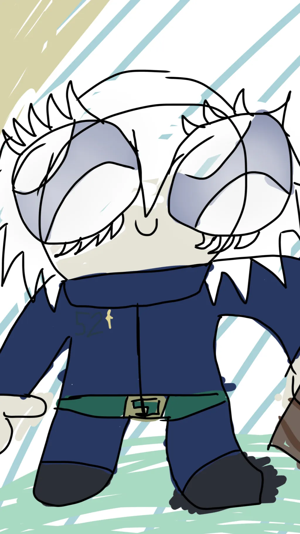 ai character: ✨👑GOJO👑✨(Br0) background