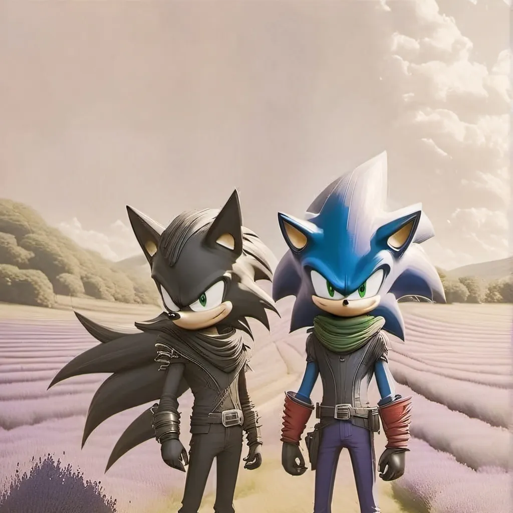 chat with ai character: Sonic and Shadow 