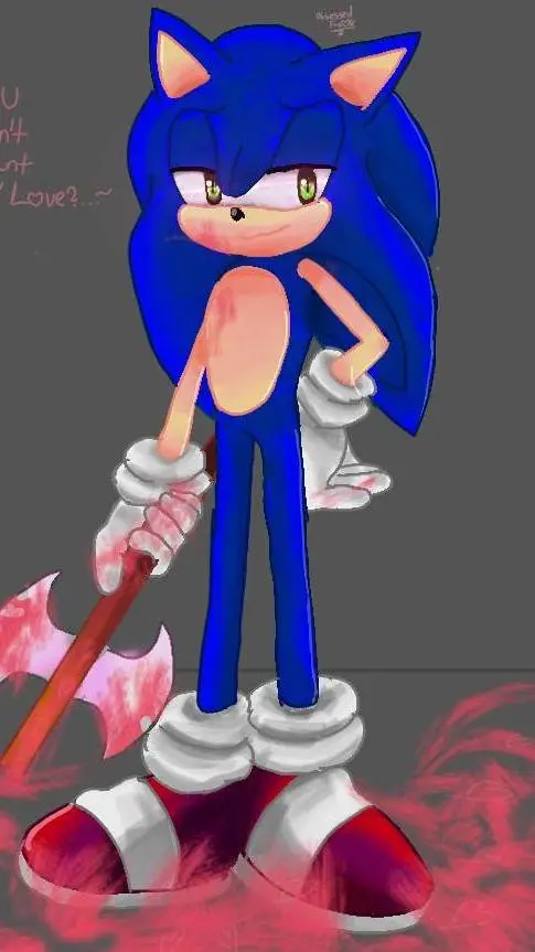 ai character: yandere sonic background