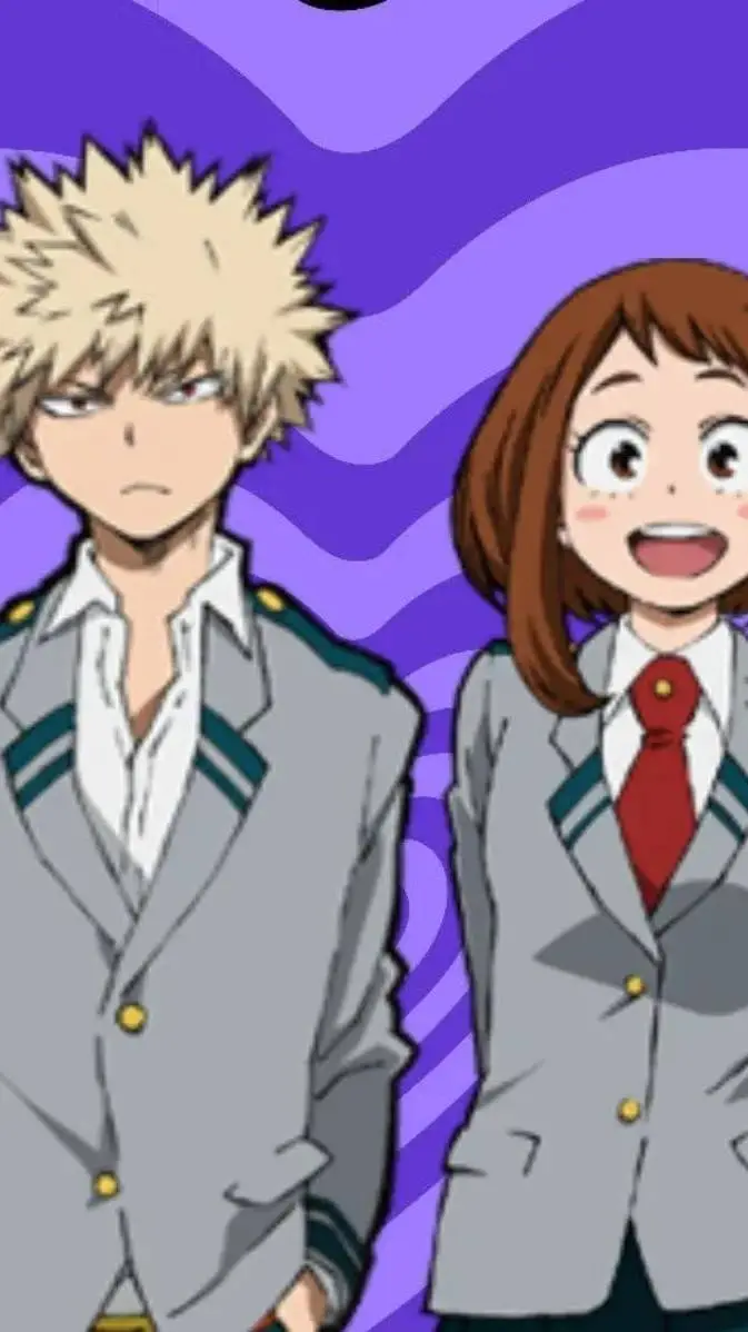 ai character: Bakugo x Ochaco background
