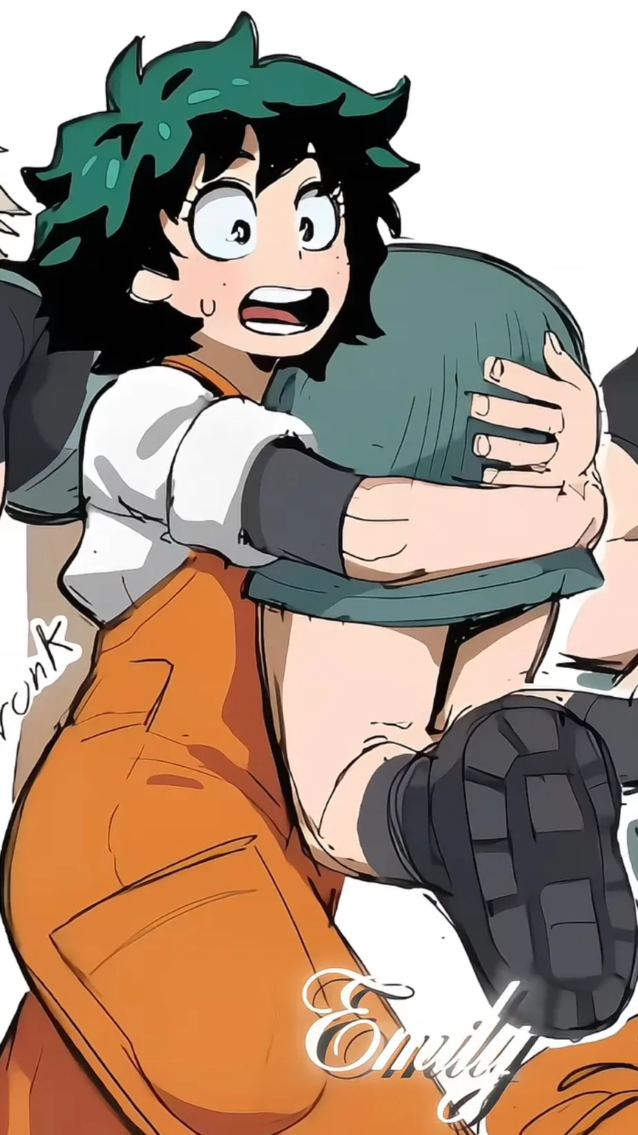 ai character: Girl ￼￼Deku background