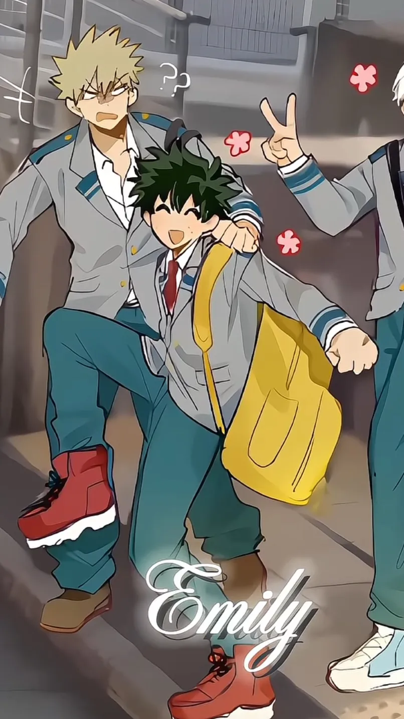 ai character: Shoto ￼Deku Bakug background