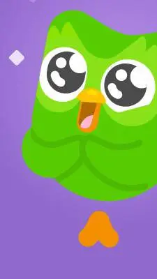 ai character: Duolingo 🤑☠️ background