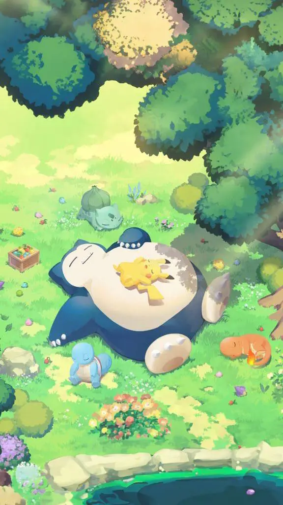 ai character: mundo Pokémon  background