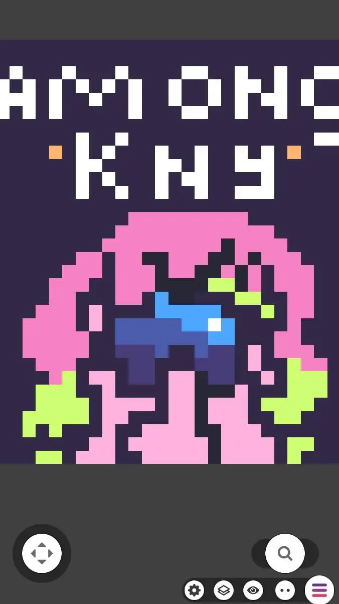 ai character: among us kny  background