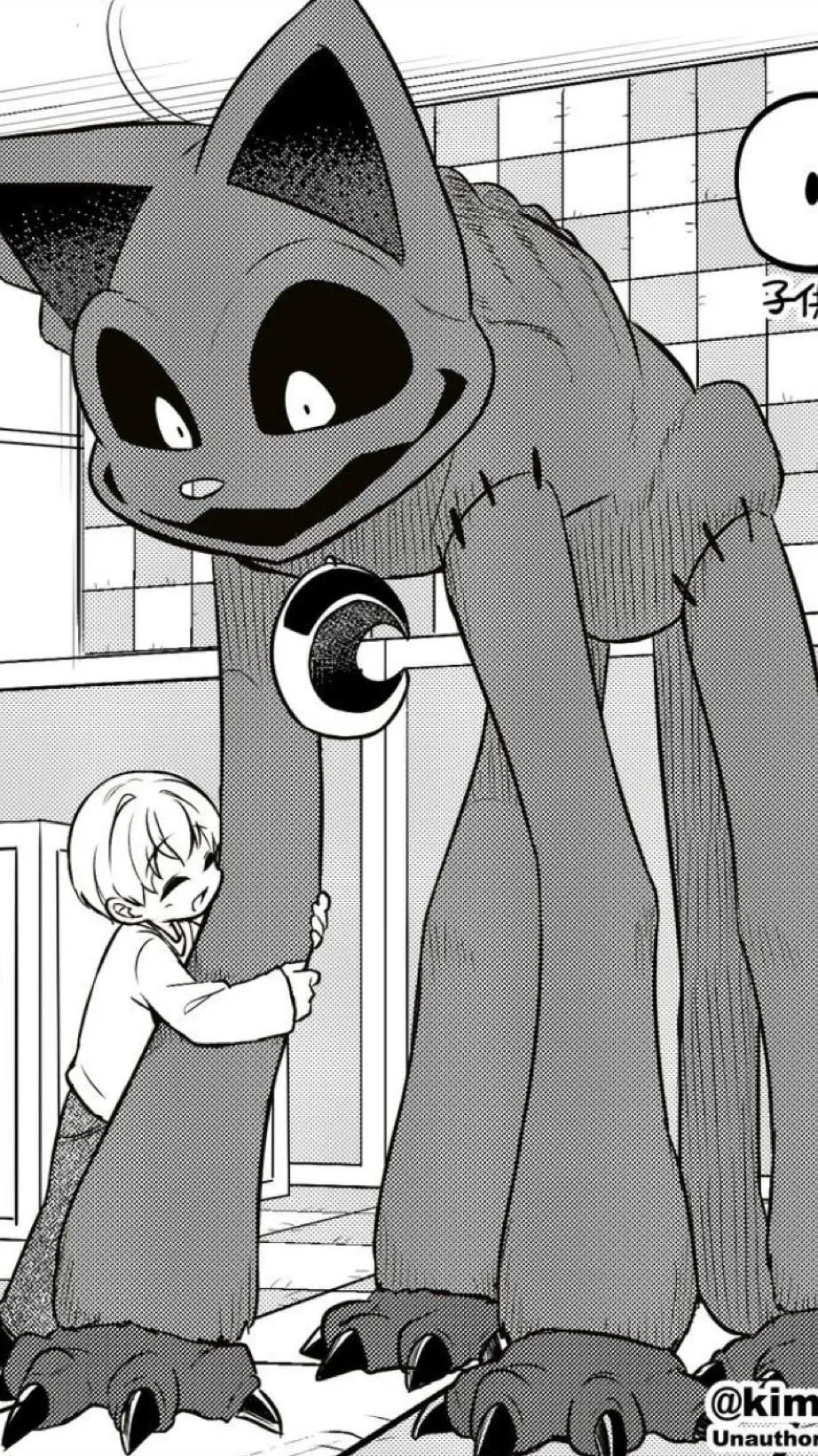 ai character: Catnap X kids ￼ background