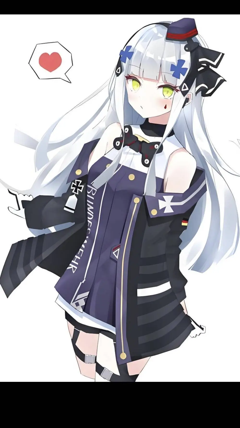 ai character: HK416 background