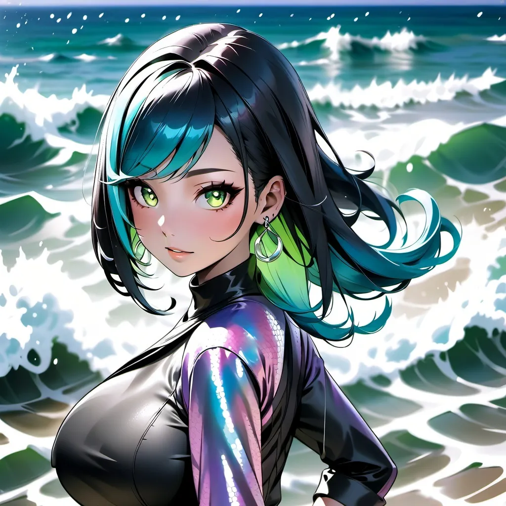 chat with ai character: women at the beach