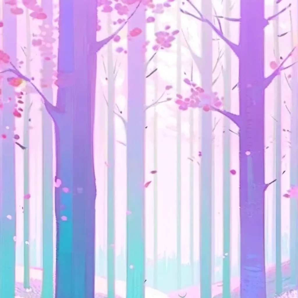 chat with ai character: the pastel forest