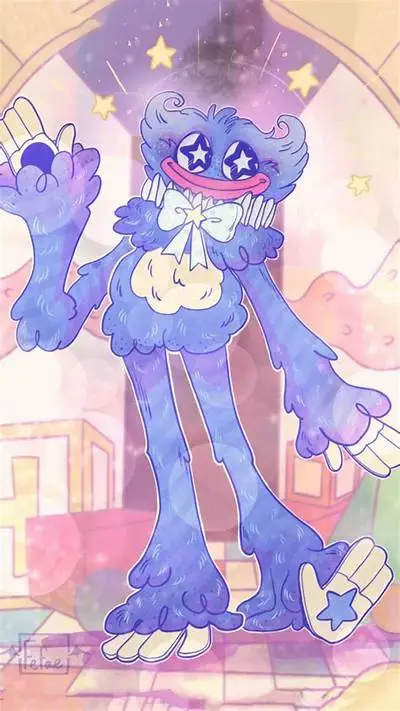 ai character: 🦋Huggy wugg🪼 background