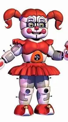 ai character: 🍨Circus baby🍦 background