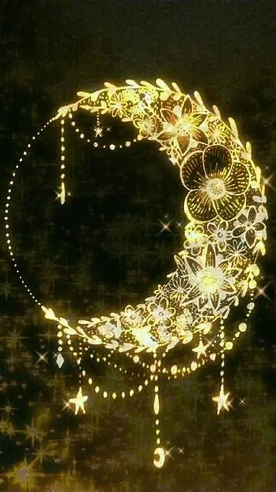 ai character: 🌟golden Moon🌟 background