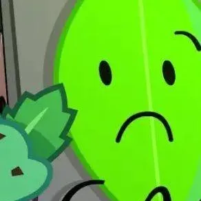 chat with ai character: leafy bfdia