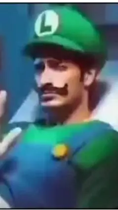 ai character: realistic Luigi background