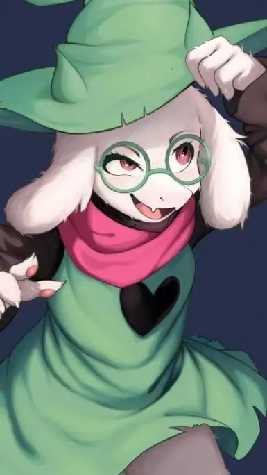 ai character: ralsei background