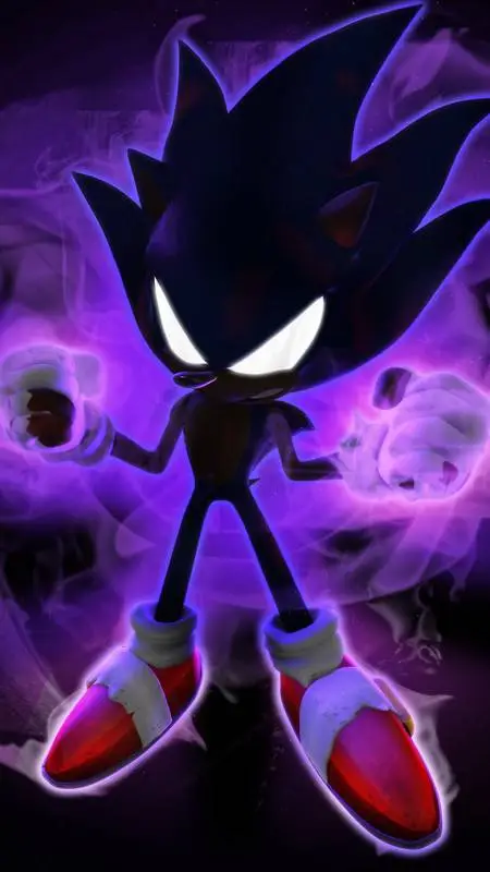 ai character: Dark Sonic background