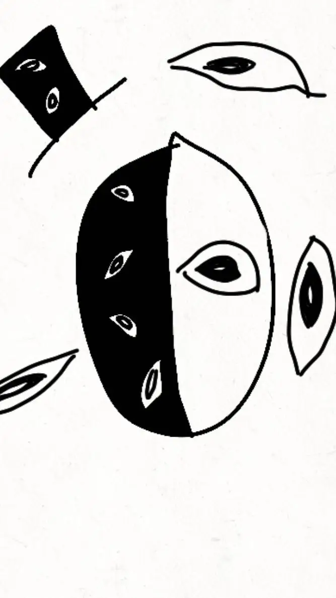 ai character: Hex background