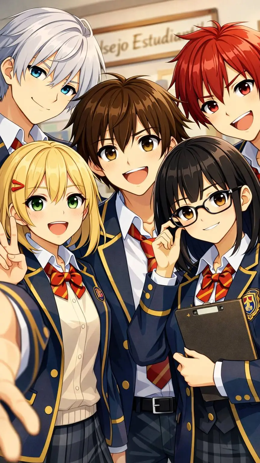 ai character: El consejo background