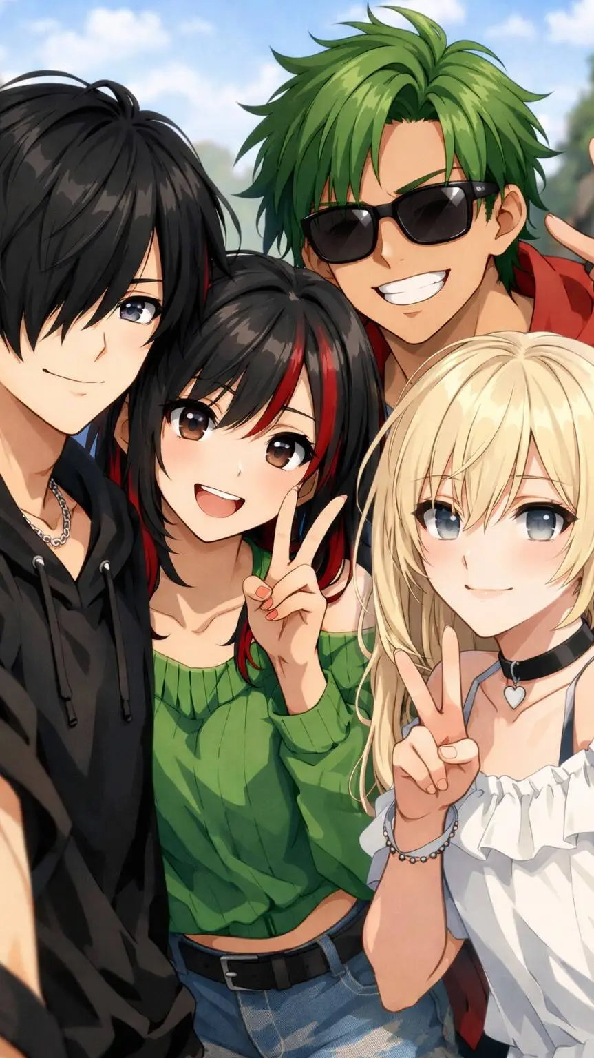 ai character: Tu grupito background