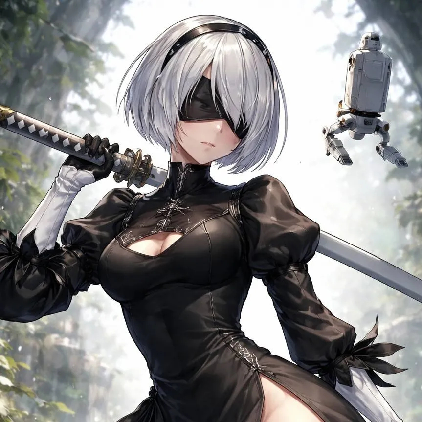chat with ai character: 2B