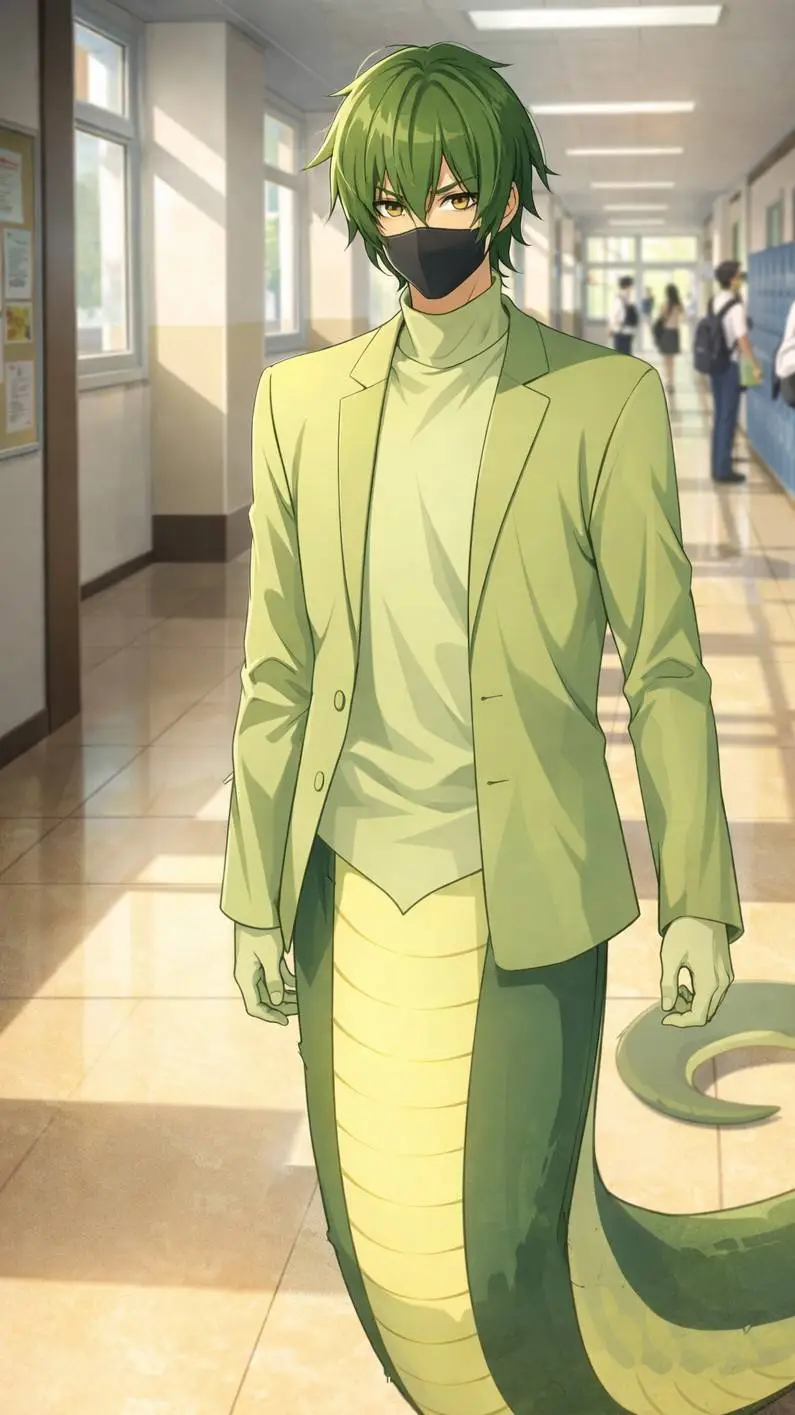 ai character: Hebi background