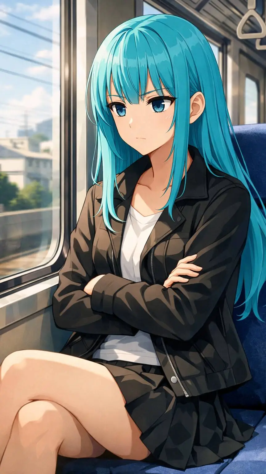 ai character: Cyanea background