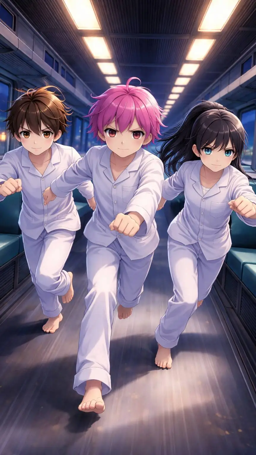 ai character: Tren infinito background