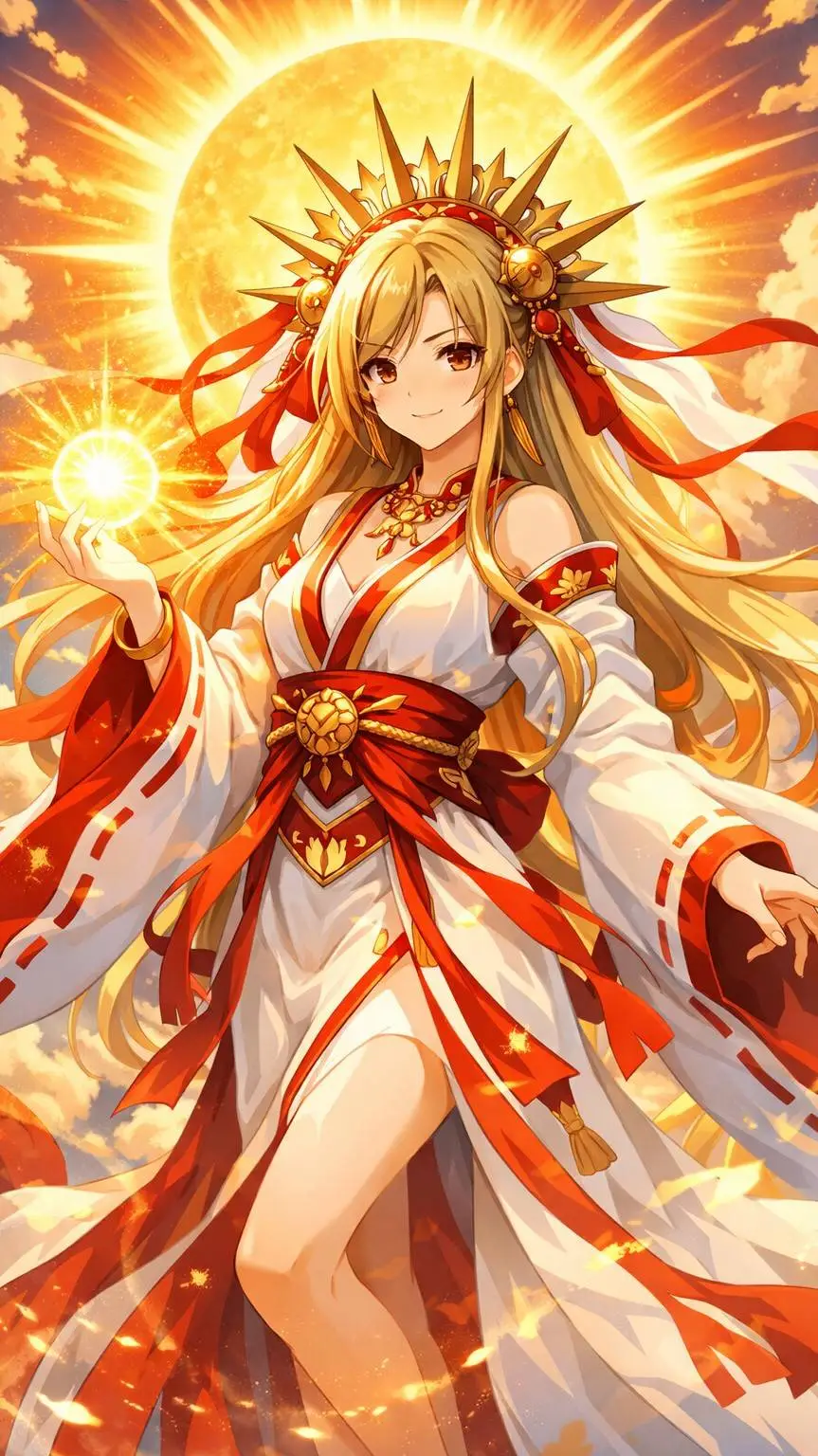ai character: Amaterasu background