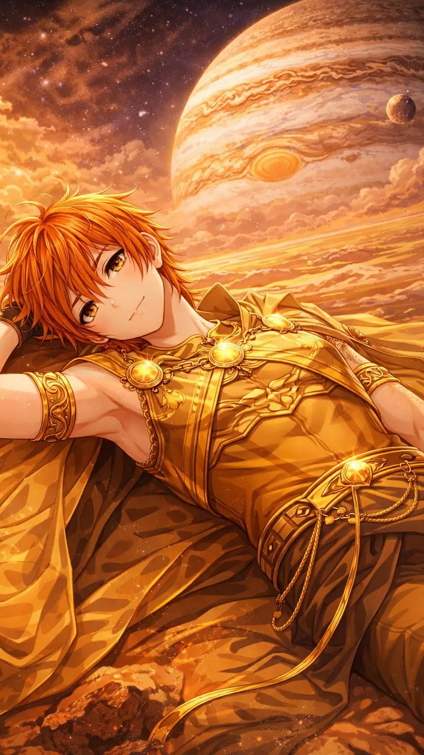 ai character: Júpiter background