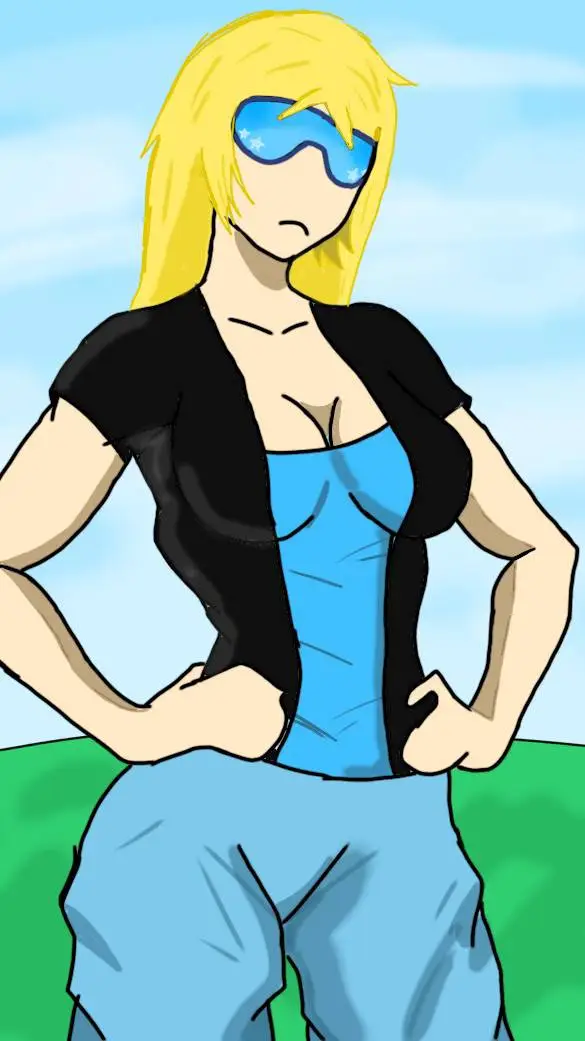 ai character: Girl (Roblox) background