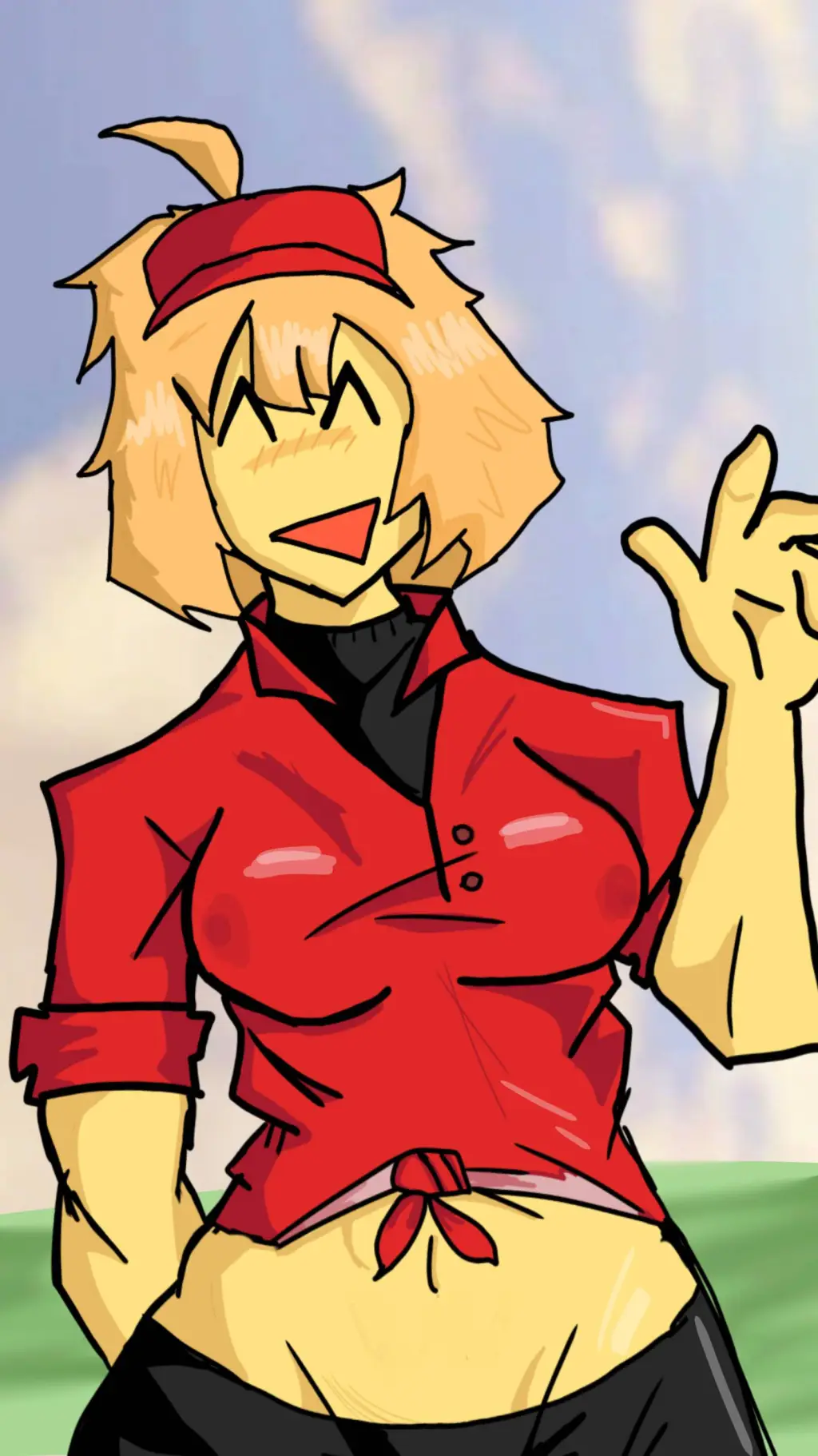 ai character: Female Elliot  background