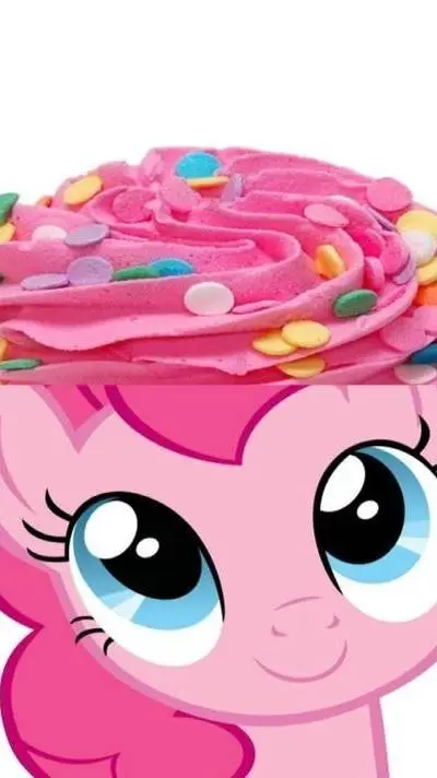 ai character: pinkie pie!  background