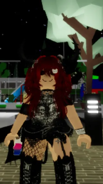 ai character: Ethel!!!!  background