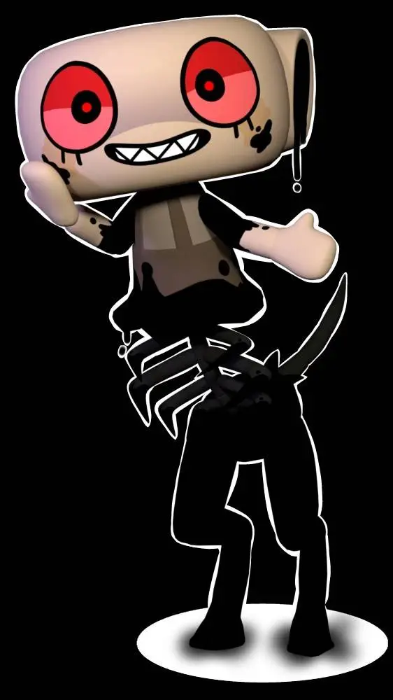 ai character: Twuisted shelly background