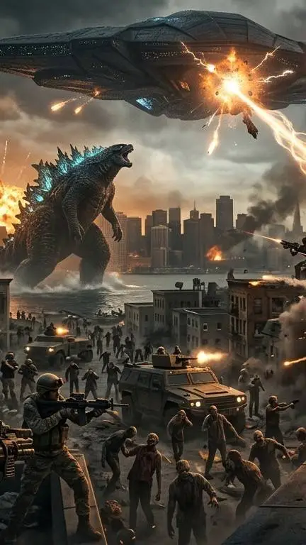 ai character: 5 guerra mundial  background